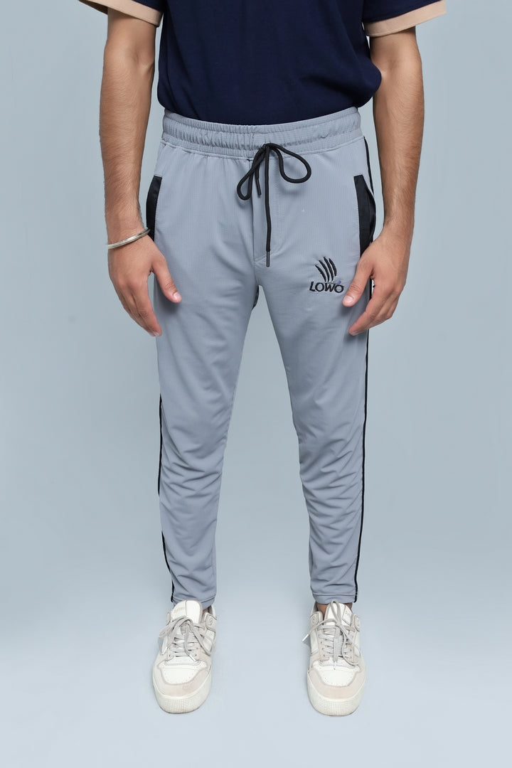 LOWO Gray Premium Micro Stretch Trouser