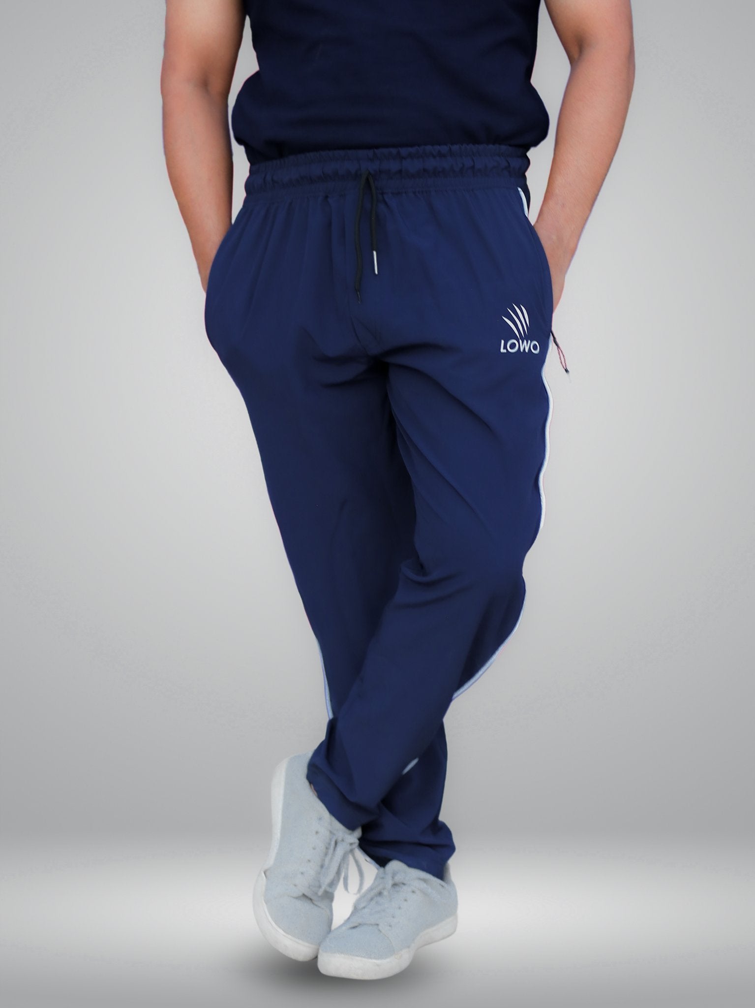 LOWO Classic Blue Premium Micro Stretch Trouser
