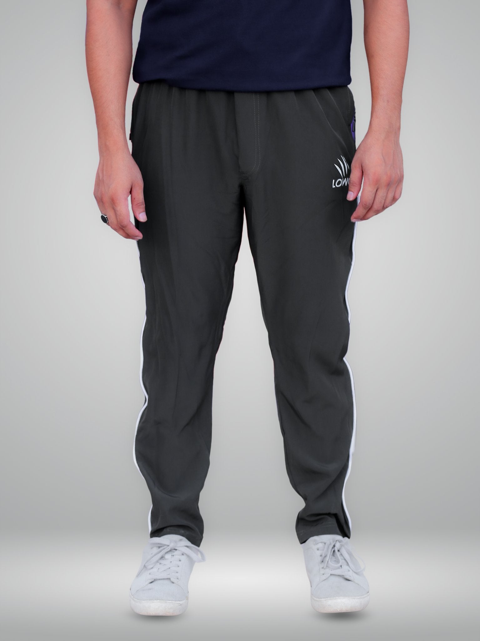 LOWO Classic Charcoal Premium Micro Stretch Trouser